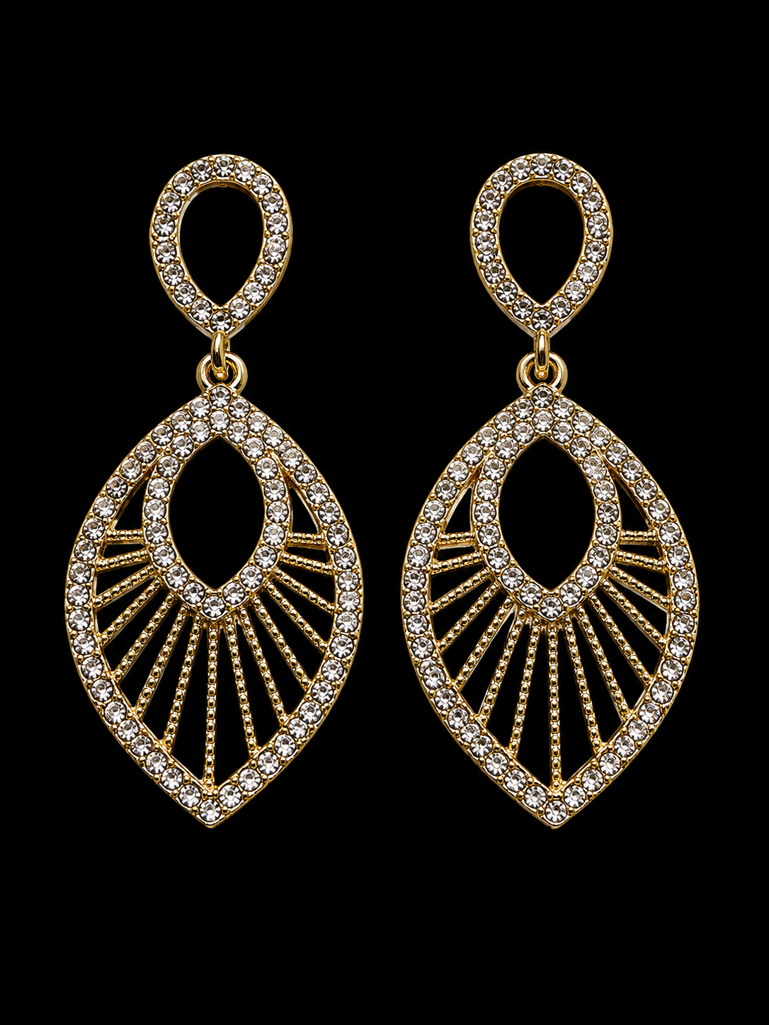 Golden Oasis Statement Earrings