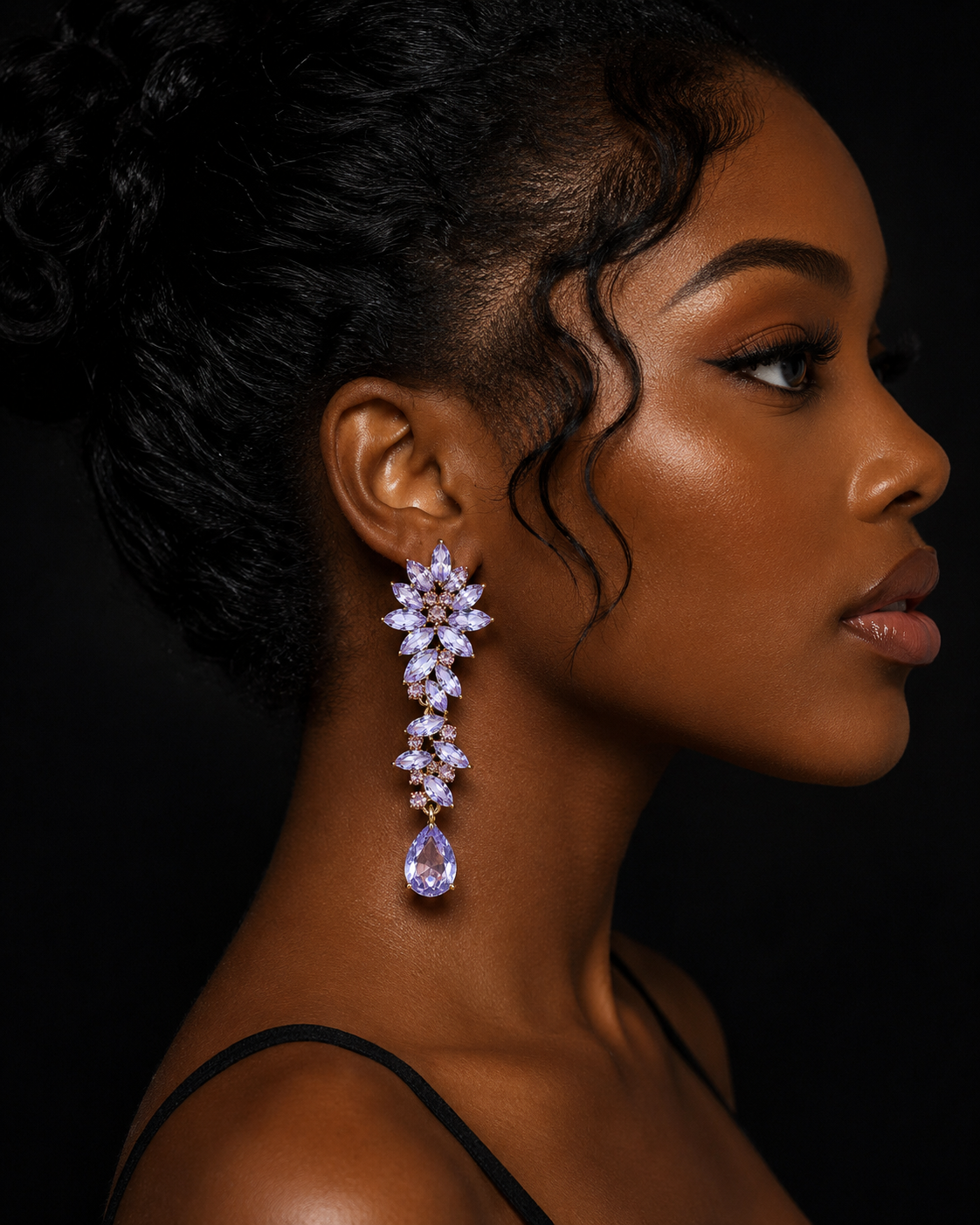 Golden Bloom Chandelier Earrings Collection